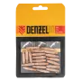 Токосъемный наконечник под проволоку DENZEL 1,2 мм, М6х28, E-CU, 20 шт для MIG горелки тип 24