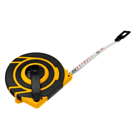 Рулетка геодезическая DENZEL 30 м х 15 мм, закрытый корпус, фиберглассовая лента