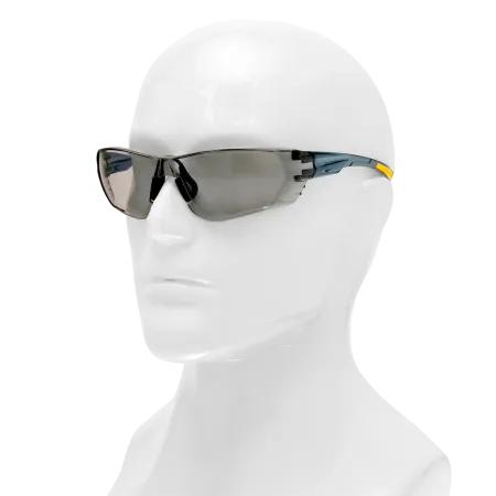 Очки защитные DENZEL открытые, поликарбонатные, дымчатая линза