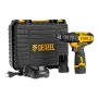 Дрель-шуруповерт аккумуляторная DENZEL CDQ-12, Li-Ion, 12 В