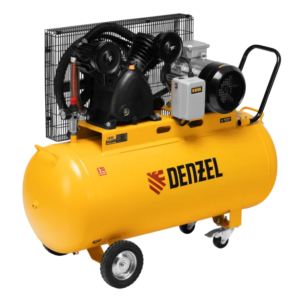 Компрессор воздушный DENZEL рем. привод BCV 5500-T/200, 5,5 кВт, 200 литров, 850 л/мин