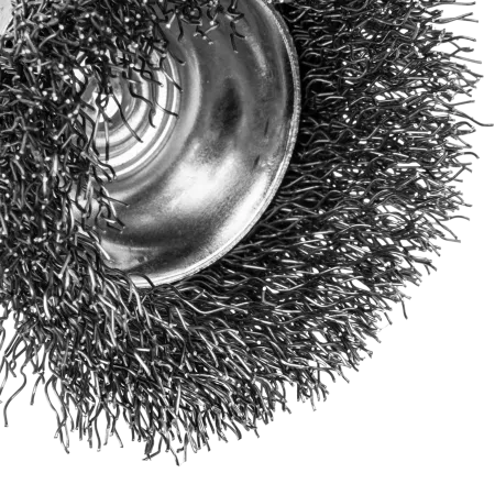 Набор щеток для дрели DENZEL, 2 Плоские 50-75мм, 3 Чашки 25-50-75мм, шпилька,  нерж.вит. проволока