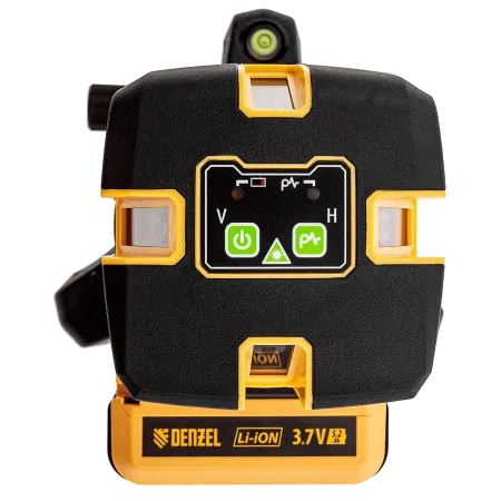 Лазерный уровень DENZEL LX 06 Green, 30 м, 520 нм, аккумулятор Li 5200 mAh, резьба 5/8