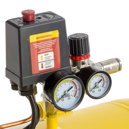 Компрессор воздушный DENZEL X-PRO DKV2200/50, 2.2 кВт, 400 л/мин, 50 л