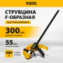 Струбцина DENZEL F-образная, быстрозажимная, 300 х 55 мм, усиленный нейлоновый корпус