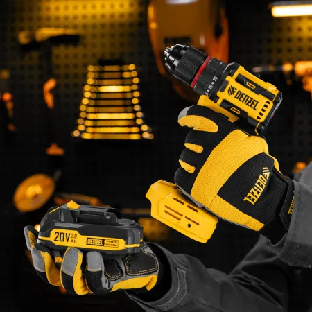 Дрель-шуруповерт аккумуляторная бесщет. DENZEL CDH-BL-20, Li-Ion, 20 В