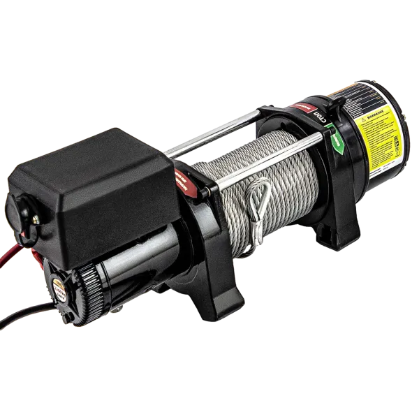 Лебедка автомобильная электрическая DENZEL LB-2000, 2.2 т, 3.2 кВт, 12В