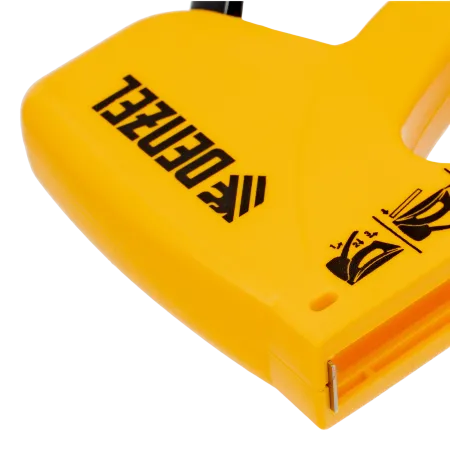 Степлер пластиковый DENZEL скобы в комплекте, тип 53, 6-10 мм