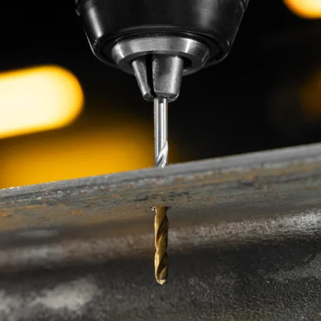 Набор сверл по металлу DENZEL, 1-10 мм, Р6М5-TiN, Golden Tip, 19 шт