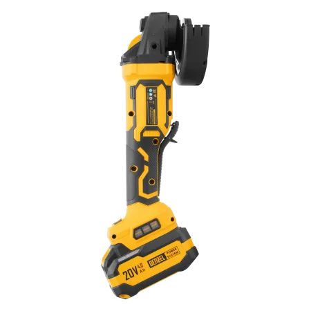 Машина шлифовальная угловая аккумуляторная бесщет. DENZEL AGH-BL-20-125, Li-Ion, 20 В