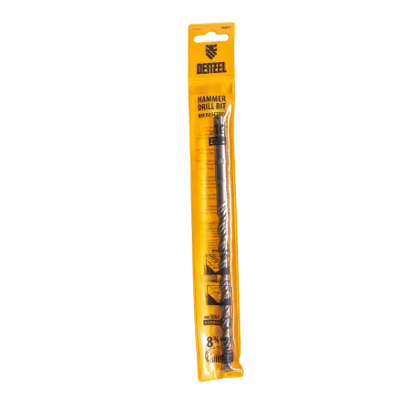Бур по бетону DENZEL 705017, 10 x 210 мм, двойная спираль, три пылеотводящие кромки