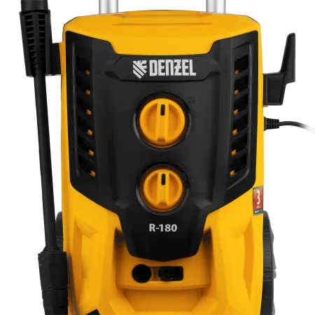 Моечная машина высокого давления DENZEL R-180, 2200 Вт, 180 бар, 380 л/ч, колесная
