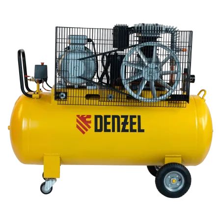 Компрессор воздушный DENZEL BCI5500-T/200, 5.5 кВт, ременный привод, 200 литров, 850 л/мин