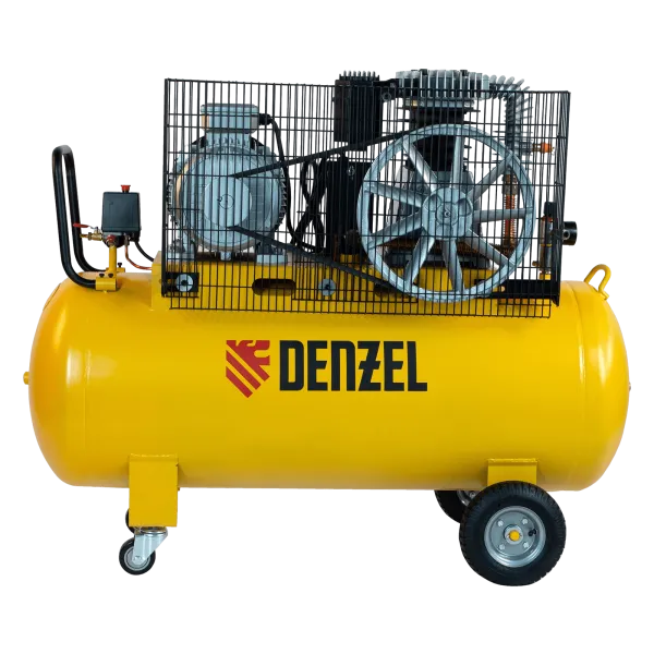 Компрессор воздушный DENZEL BCI5500-T/200, 5.5 кВт, ременный привод, 200 литров, 850 л/мин