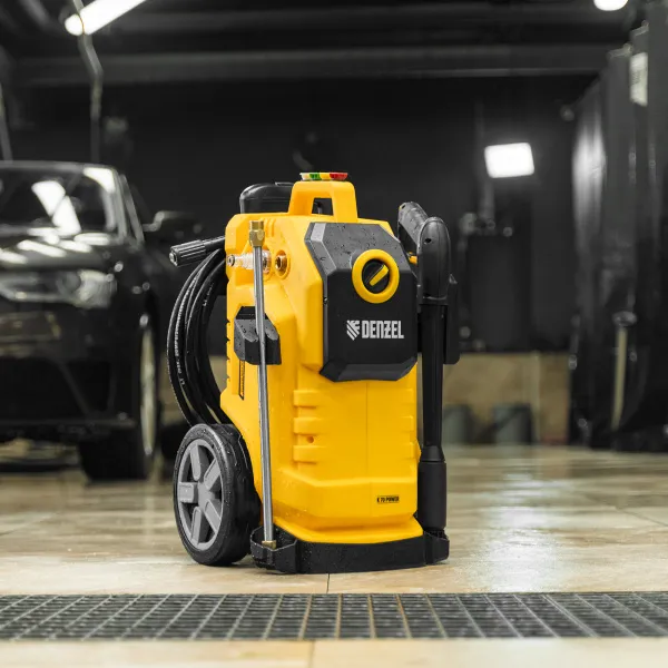 Моечная машина высокого давления DENZEL K 70 Power, 2500 Вт, 180 бар, 600 л/ч, асинхронный двигатель