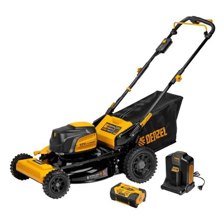 Газонокосилка аккумуляторная бесщет. DENZEL RLMS560-62, привод, 560 мм, Li-ion, 62В