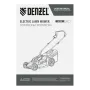 Газонокосилка электрическая DENZEL GM-1300, 1300 Вт, шир. 32 см, 5 уров., травосб. 35 л