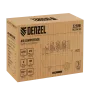 Компрессор безмасляный, малошумный DENZEL DLS 2250/100, 2250 Вт, 3x750, 100 л, 410 л/мин блок управления/ Denzel