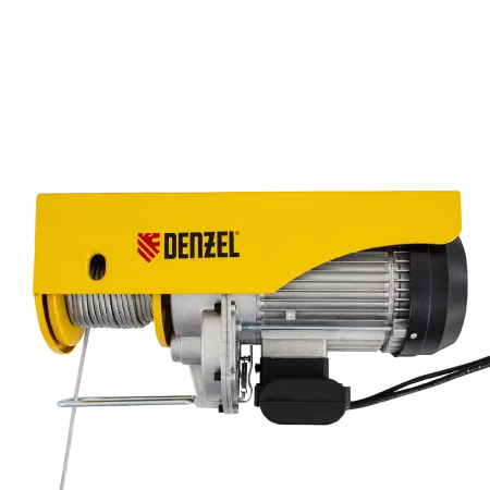 Тельфер электрический DENZEL TF-1000, 1 т, 1600 Вт, высота 12 м, 8 м/мин