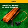 Удлинитель-шнур силовой Garden Series DENZEL, б/з, ПВС, 20м, 1 розетка, 2 x 1 мм