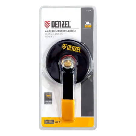 Клемма заземления DENZEL магнитная для сварочных работ 65 LB