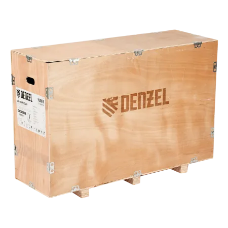 Компрессор безмасл. малошумный DENZEL DLP-3000/100, 3 кВт, 2х1,5 кВт,100 л, 2850 об/мин,500 л/мин