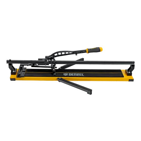 Плиткорез рельсовый DENZEL 800х16мм, каретка на подш., стальная станина, усил. рукоятка-пенал