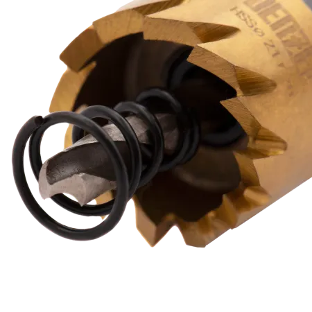 Коронка по металлу DENZEL 724102, 21 мм, HSS, нитридтитановое покрытие