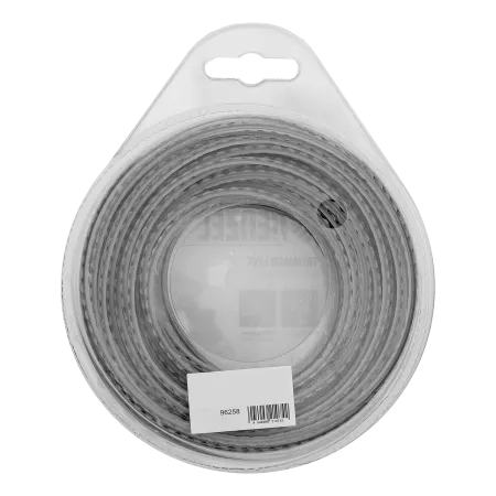 Леска для триммера DENZEL 96258 двухкомпонентная зубчатый квадрат, 2,4мм х 15м, блистер EXTRA CORD