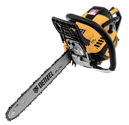 Пила цепная бензиновая DENZEL DS-4516, шина 40 см, 45 см3, 2,5 л.с, шаг 0,325, 64 звена