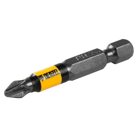 Бита DENZEL PH2х50, сталь S2, цилиндр., 10 шт. Е 6,3