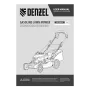 Газонокосилка бензиновая DENZEL GLR-510SP-K, 180 см3, ширина 51 см, привод, травосборник 65 л