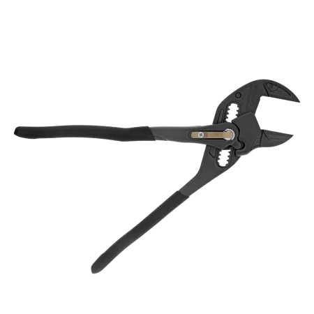 Клещи переставные DENZEL кнопочный механизм, обливные рукоятки, сантехнические, 250 мм