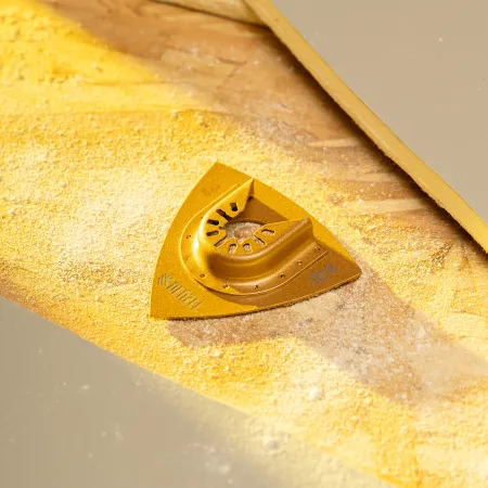 Насадка для МФИ DENZEL 782323 шлифовальная дельтавидная, HM, по плитке и дереву, 78 мм