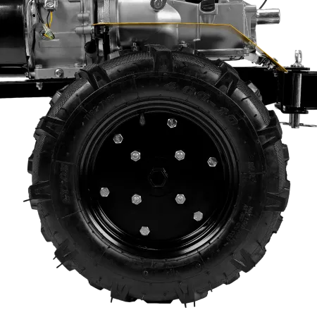 Мотоблок DENZEL DPT-370X, 7 л.с, дисковое сцепление,  фрез 3 x 4, ВОМ, передачи 3В/1Н