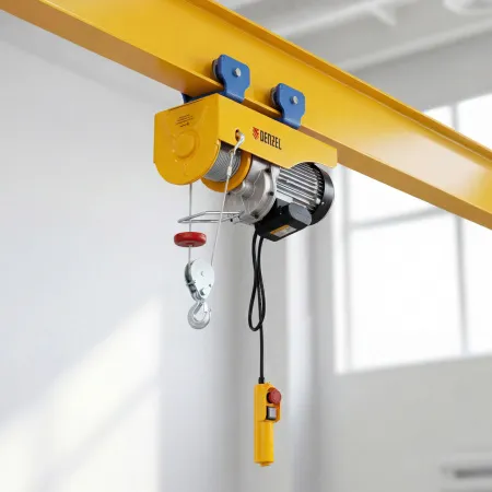 Тельфер электрический DENZEL TF-1200, 1.2 т, 1800 Вт, высота 12 м, 8 м/мин