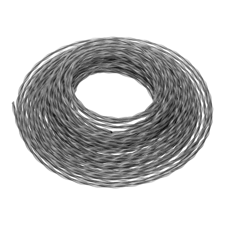 Леска для триммера DENZEL 96257 двухкомпонентная эллипс, 3,0мм х 15м, блистер EXTRA CORD