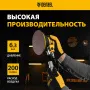 Эксцентриковая шлифовальная машина DENZEL EPG150, 150 мм, 10000 об/мин, 5 мм, 160 л/мин