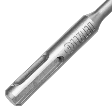 Бур по бетону DENZEL, цельная крестовая пластина, 6x215 мм, SDS PLUS