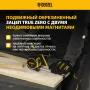 Рулетка DENZEL 8м х 25мм, двухкомп. корпус, магнитный обрезиненный зацеп