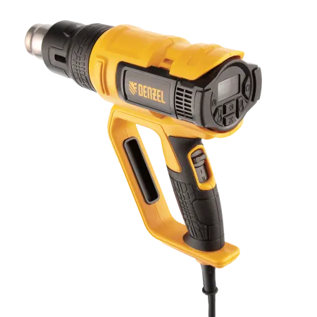 Фен технический DENZEL HG-2000E, 2000 Вт, 2 режима, LCD дисплей
