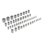 Набор инструментов DENZEL 1/2", 3/8", 1/4", CrV, S2, пластиковый кейс, 232 предмета