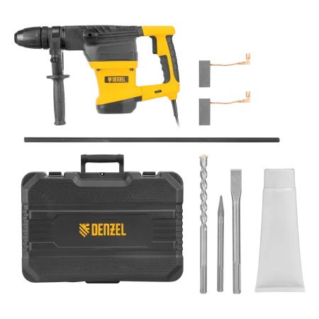 Перфоратор электрический DENZEL RHVB-1300-40, SDS-Max, 1300 Вт, 10 Дж, 2 реж.