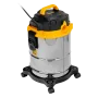 Пылесос строительный DENZEL SVC15, 1200 Вт, бак 15 л, шланг 2 м