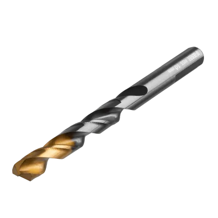 Сверло по металлу DENZEL 10 мм, HSS-Tin, Golden Tip, 8 шт.