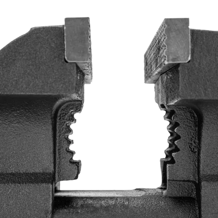 Тиски слесарные DENZEL BVH-200, 200 мм, поворотные, стальная направляющая, с наковальней