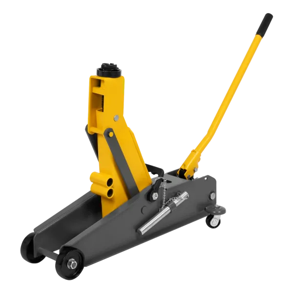 Домкрат гидравлический подкатной с фиксатором DENZEL 3 т, 190-532 мм, SUV