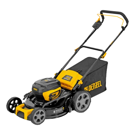 Газонокосилка аккумуляторная бесщет. DENZEL DLM-460, 460 мм, травосб. 65 л., Li-Ion, 40 В