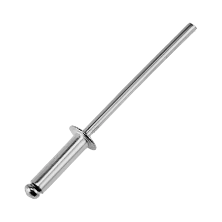 Заклепки алюминиевые DENZEL 1/8"-1/2", 3 х 12 мм, 50 шт