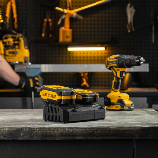 Устройство зарядное для аккумуляторов двухпортовое DENZEL BCH-20-4.0x2, Li-Ion, 20 В, 4.0 А